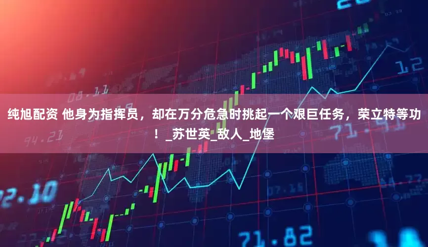 纯旭配资 他身为指挥员，却在万分危急时挑起一个艰巨任务，荣立特等功！_苏世英_敌人_地堡