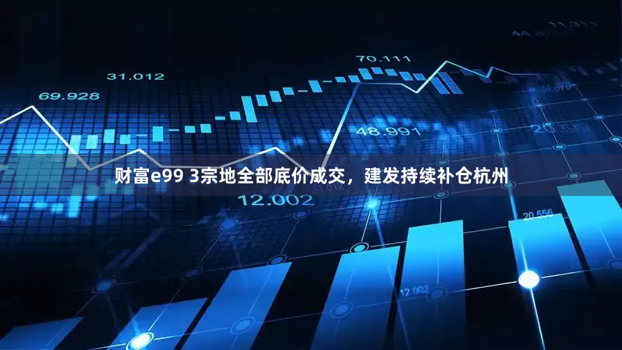 财富e99 3宗地全部底价成交，建发持续补仓杭州
