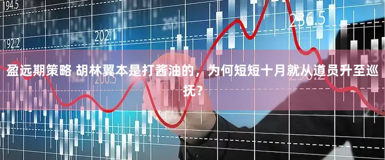盈远期策略 胡林翼本是打酱油的，为何短短十月就从道员升至巡抚？